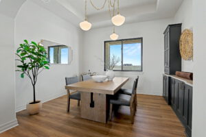 Dining area with window