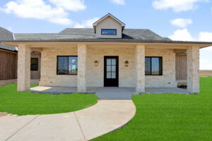 Front exterior view of front door